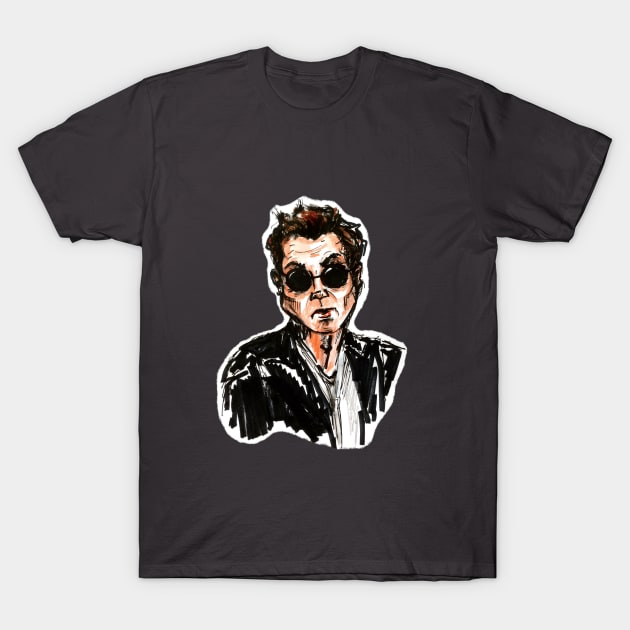 man in round sunglasses T-Shirt by barbasantara